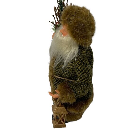 Rustic Santa Claus Christmas Holiday Decor Figurine 9" Ornament - Picture 9 of 10